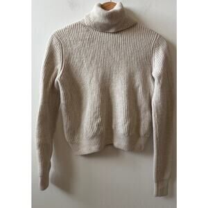 Aritzia Wilfred Free wool cream sweater women's size small